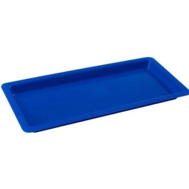 Imagem de Bandeja Plástica para Esterilização Em Autoclave Pequena Azul Claro OG