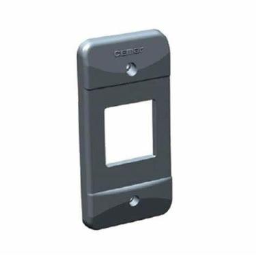 Imagem de Tampa Pvc Cinza 1/2" 3/4" Para 2 Teclas Separadas 913626 Cemar - Pial