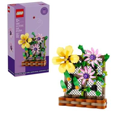 Imagem de LEGO Flower Trellis Display 40683 - Spring Floral Home Decor Set with Vibrant Blooms and Trellis Detailing for Kids and Adults (440 pcs)
