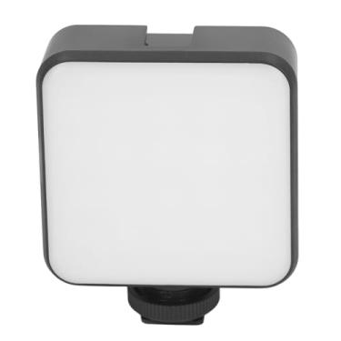 Imagem de Luz de vídeo RGB, luz de vídeo LED RGB de 65 LEDs com 3 suportes de sapata, luz de câmera LED de 2500 K a 9000K, lâmpada recarregável de 1200 mAh para transmissão ao vivo, home theater e comercial