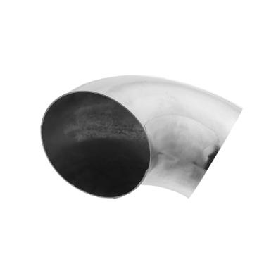 Imagem de VekAuto 1 peça OD 5 polegadas 90 graus mandril curva cotovelo SS304 tubo de curva de aço inoxidável tubo de cotovelo de exaustão para carro sistema de escape modificado 12.7 cm tubulação tom prata