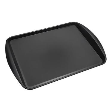 Imagem de Kit 10 Un Bandeja Plástica Retangular 48x33 Em PP Fast-food Praça Alim