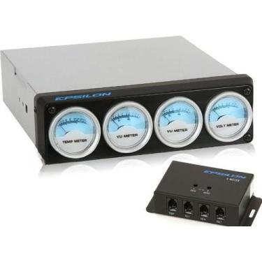 Imagem de Kit VU Power Acoustik 02/VU+VOLTIMETRO+TEMPERATURA METER4 - POWER ACOU