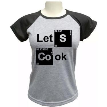 Imagem de Camiseta Babylook Breaking Bad Lets Cook - alternativo basico, Cinza, 