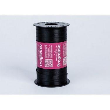 Imagem de Fita de Cetim Progresso 7mm nº1 - 100m Cor 219 Preto - 01 unidade - Fi