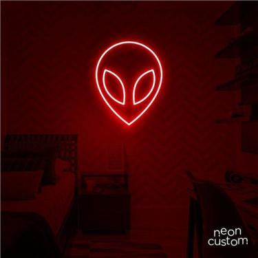 Imagem de luminaria letreiro Neon Led Et 60x50 luminoso decoração p/ selfie - Ne