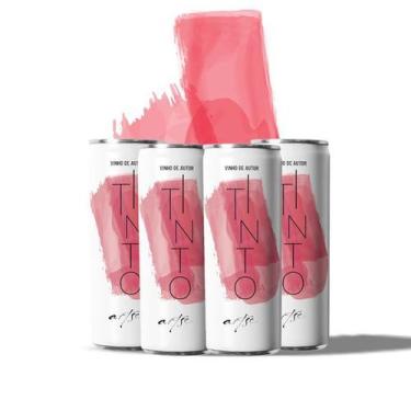 Imagem de Vinho Tinto - Caixa com 4 latas de 269ml - Artse