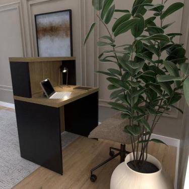 Imagem de Balcão de Atendimento para Recepção - Pequeno 80cm de Largura - Bramov