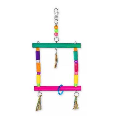 Imagem de Balanço Square Pássaros Aves Calopsita Periquito Canário - Golden Pets