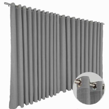 Imagem de cortina blackout Mix corta luz 8,00 x 2,80 voal bege - Bravin Cortinas