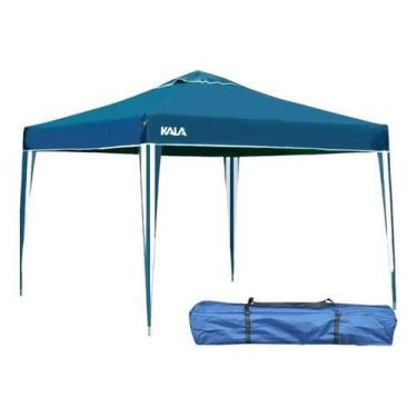 Imagem de Tenda Gazebo Impermeável Azul 3m X 2,5m Praia Kala
