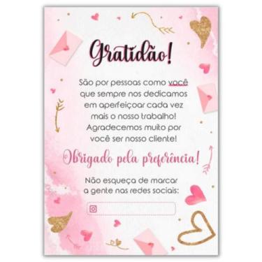Imagem de Cartão de Agradecimento 104 uni - Impressões Papaléguas, 8
