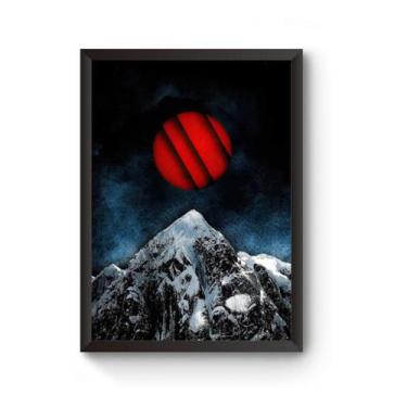 Imagem de Poster Moldurado Monte Everest Quadro - Fanarte