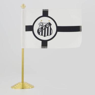 Imagem de Bandeira de Mesa Santos - Jc Bandeiras, Único