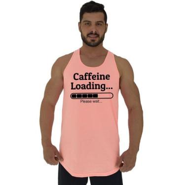 Imagem de Regata Longline Estampada Masculina MXD Conceito Caffeine Loading, Mas