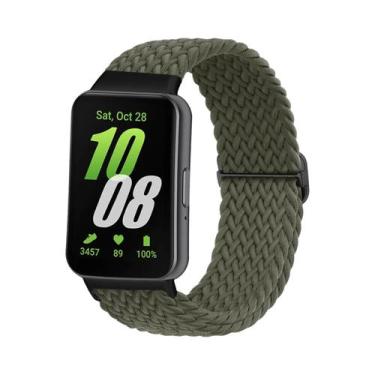 Imagem de Pulseira Esportiva Ajustável de Nylon Trançado para Samsung Galaxy Fit