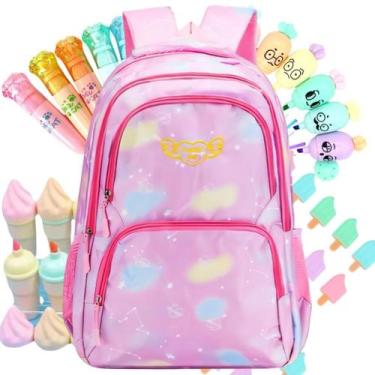 Imagem de Mochila Escolar Volta As Aulas Menina 35l C/ Estojo Fofo - SOU MASI PR