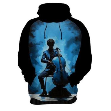 Imagem de Moletom Casaco Blusa Instrumento Corda Violoncelo Arte 5 - Enjoy Shop,