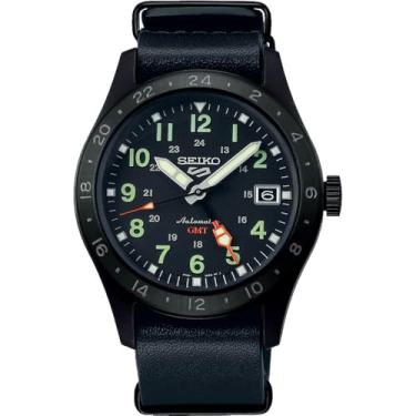 Imagem de SEIKO Relógio masculino SSK025 5 Sports Field GMT, Preto