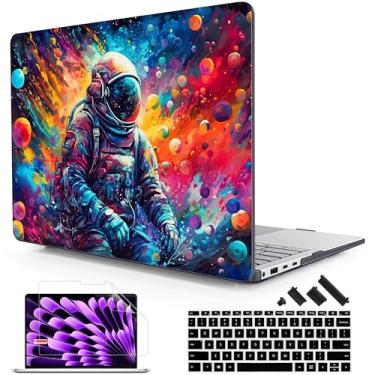 Imagem de Lepeoac Capa para laptop Microsoft Surface de 13,9 polegadas, 2024 Windows 11 Copilot+ PC, tela sensível ao toque da 7ª edição, capa rígida de plástico com capa de teclado e protetor de tela,