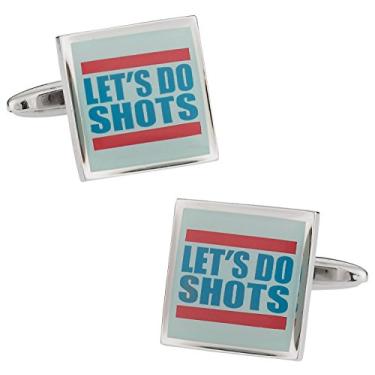 Imagem de Abotoaduras de punho com caixa de apresentação Cuff-Daddy Let's Do Shots