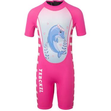 Imagem de Roupa de mergulho infantil para jovens adolescentes, roupas de neoprene com zíper para meninos e meninas se aquecerem em água fria, mergulho, surfe, natação