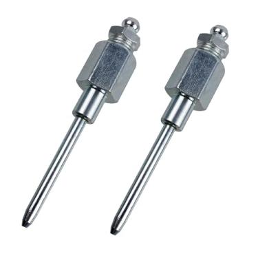 Imagem de PDETVEO 2 peças de bocal de pistola de graxa com ponta de aço endurecido, rosca NPT de 1/20.3 cm, dispensador de graxa de nariz de agulha para lubrificação e conexões hidráulicas