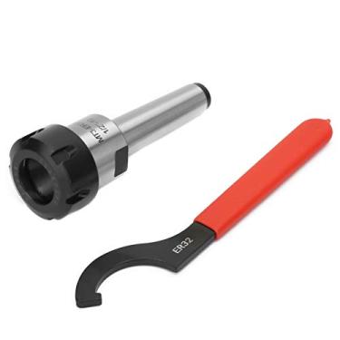 Imagem de Haste de Cortador MT3-ER32, 1 Unidade de Alta Precisão MT3-ER32 Ferramenta de Haste de Fresa 11 Unidades Mandril de Pinça ER32 para Máquina de Gravação CNC e Fresadora, Pinças