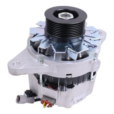 Imagem de IEQFUE Alternador 24V 50A 0-35000-4558 0-35000-4598 0-35000-4848 01-35-3029 8-97375-017-0 8-97375-017-1 compatível com escavadeira JD 1 90D 22 Motor 0D Isuzu 5.2L 4HK1X