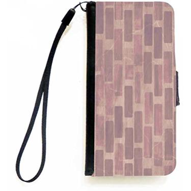 Imagem de Rikki Knight Grunge Capa carteira flip com pedras roxas empoeiradas para iPhone 5c da Apple