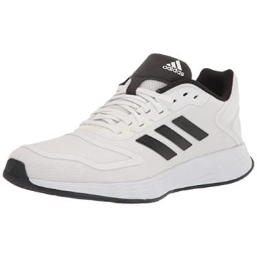 Imagem de adidas Tênis de corrida unissex Duramo Sl 2.0, Branco/Preto/Branco, 3 Little Kid