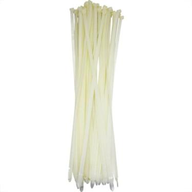 Imagem de Abracadeira Nylon Brasfort 7,6X500 Branco C/50
