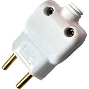 Imagem de Pino Prensa Cabo Ilumi 2 Polos 10A. Branco 14240 - Kit C/10 Pecas