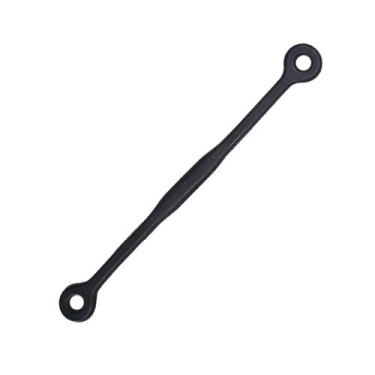 Imagem de Antivibrador Silicone p/Raquete Tênis/Squash tipo Cobrinha - DT, Preto