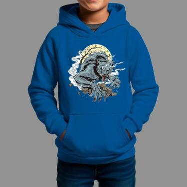 Imagem de Moletom Canguru Infanto Juvenil Streetwear Casual Moda De Rua Inverno 