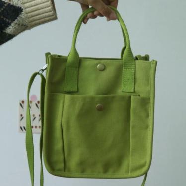 Imagem de Bolsa Pequena Quadrada Multi-Bolso - Estilo Literário e Moderno