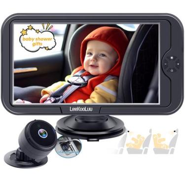 Imagem de Câmera de Carro Bebê LeekoOluu 1080P HD - Visão Noturna 360°
