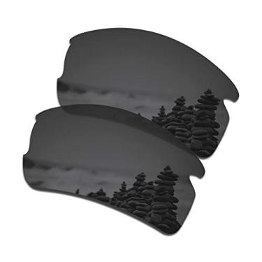 Imagem de Lentes de substituição masculinas SmartVLT para óculos de sol Oakley Flak 2.0 OO9295 - Mais opções, Stealth Black, One Size