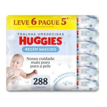 Imagem de Kit Lenços Umedecidos Huggies Recém Nascido