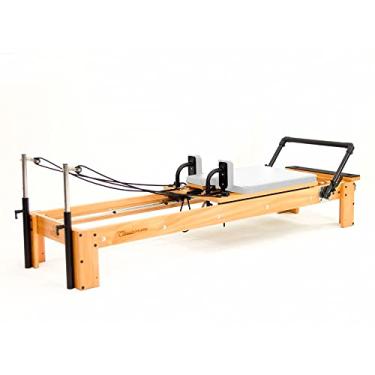Imagem de Aparelho de Pilates Reformer Classic Branco com Plataforma de Extensão - Arktus