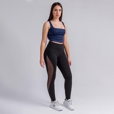 Imagem de Legging Damarant Com Tela Feminina-Feminino