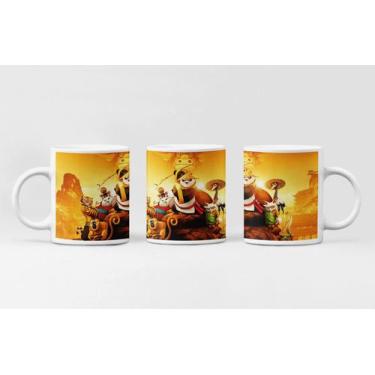 Imagem de Caneca de Porcelana Desenho Kung Fu Personalizada Md20 - Like Geek
