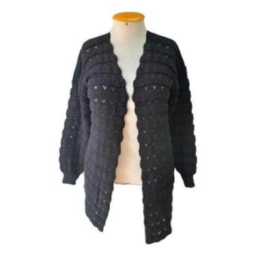 Imagem de Suéter Feminino Plus Size Tricot Premium Mousse Grosso Frio-Feminino