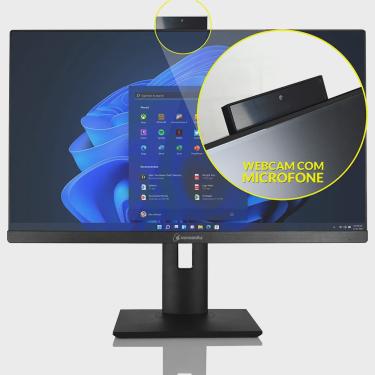 Imagem de Computador All In One Concórdia Core i5 10400 8GB DDR4 ssd 480GB 23.8'' Full HD Webcam WiFi Linux