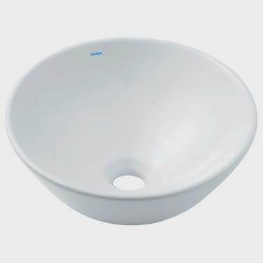 Imagem de Kit 2 Cubas de Apoio 35cm sem Mesa Loft R1 Incepa Branco