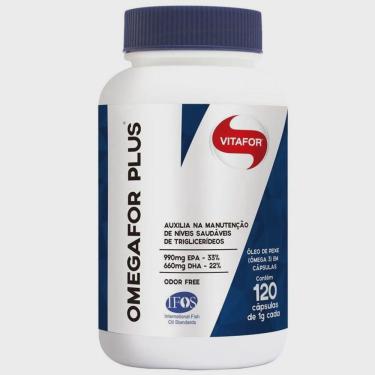 Imagem de Kit 2 ômegafor Plus 1000mg Vitafor 120 Cápsulas