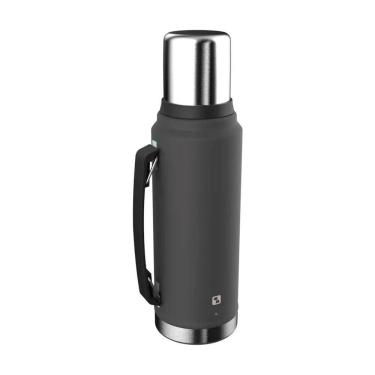 Imagem de Garrafa Térmica 1 Litro Everest Cinza Soprano Em Aço Inox