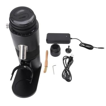 Imagem de Elétrica Coffee Bean Grinder, Ajustável Elétrica Coffee Bean Grinder Com 83mm Ti Banhado Cônico Lâmina Automática Coffee Bean Moagem Máquina para Uso Comercial Doméstico (Plugue