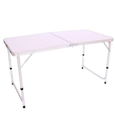 Imagem de Mesa Dobrável Portátil Vira Maleta Camping Praia 120x60cm Ômega