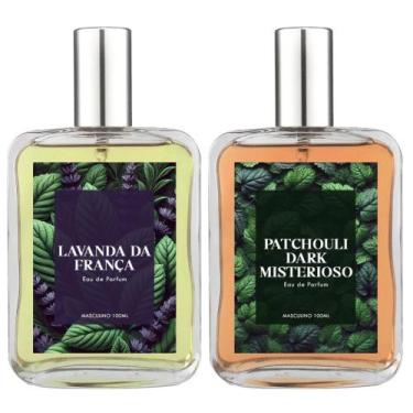 Imagem de Kit Perfume Masc. Lavanda E Patchouli Dark Misterioso 100Ml - Essência